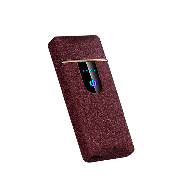 Cheap New Year Products Cigarette USB Electric Lighter Double Sided Touch Screen Lighter