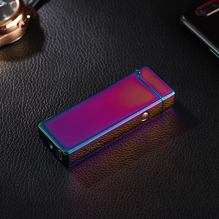 Small Size Eco Rechargeable Flameless Plasma Lighter, USB Electric Double Arc Lighter