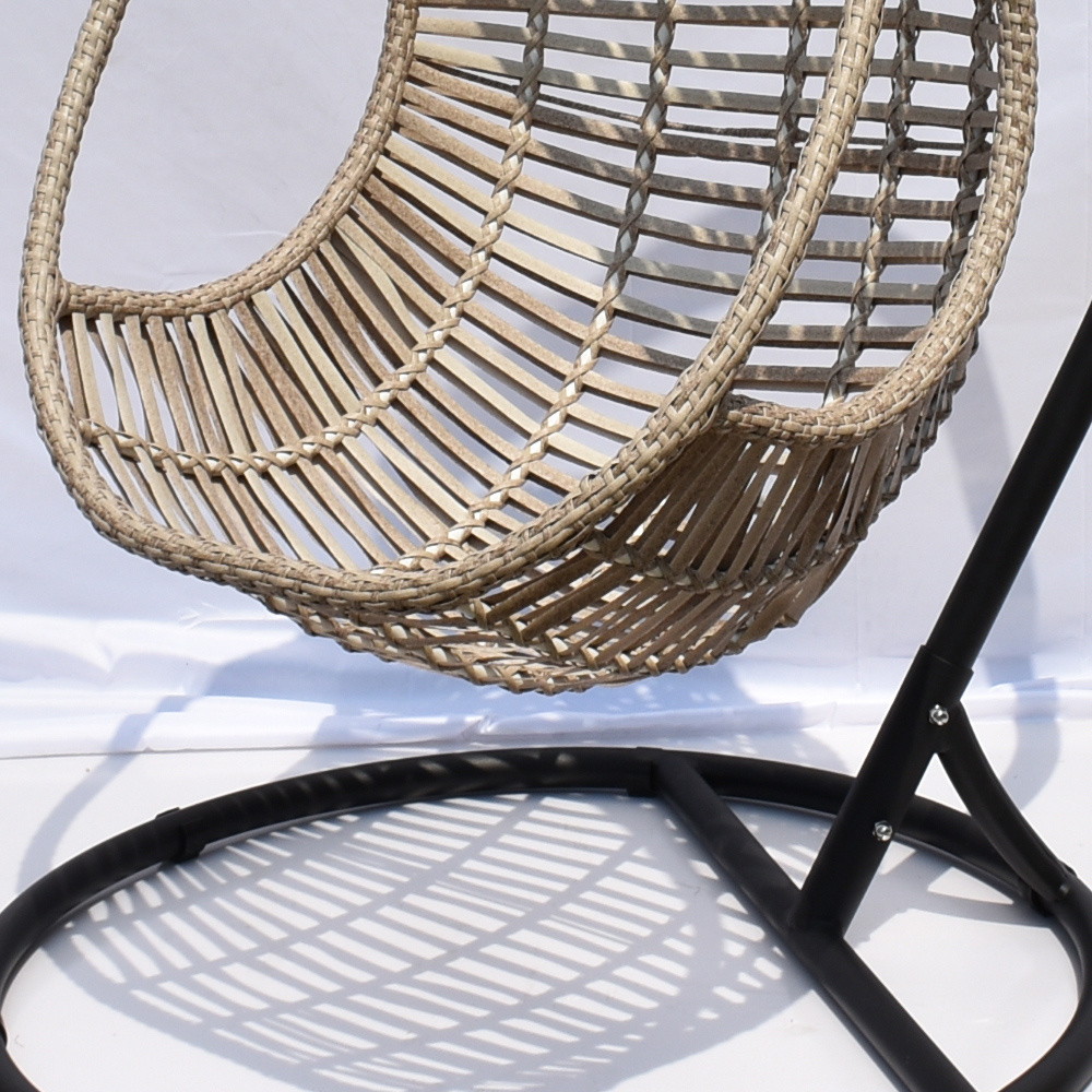 SUNLINK Modern Rattan Hanging Hammock Indoor Outdoor Swing Chair Garden Furniture