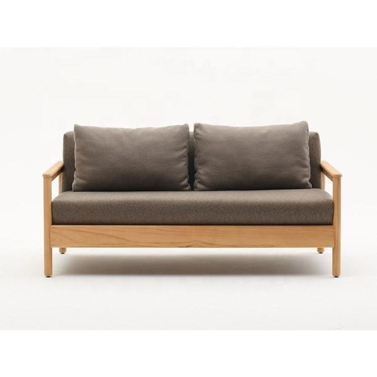 Modern high quality luxury outdoor custom wood sofa teak combination sofa cover