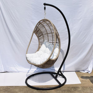 SUNLINK Modern Rattan Hanging Hammock Indoor Outdoor Swing Chair Garden Furniture