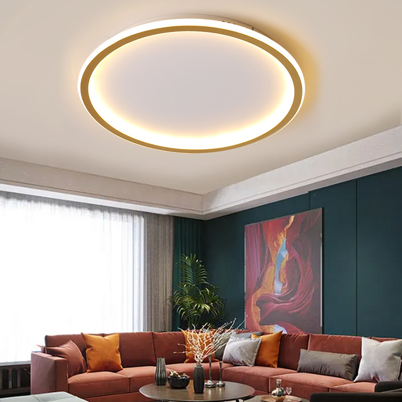 Modern Surface Mounted Bedroom Living Room Home Lighting Round Gold Black White Ceiling Light,Led Ceiling Lamp,Led Ceiling Light