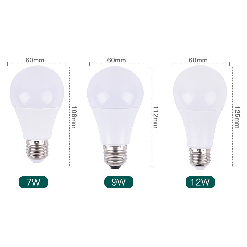 hot selling Radar motion sensor led bulb 7w/9w/12w Sensor Smart Microwave Motion Sensor LED Bulb indoor and outdoor