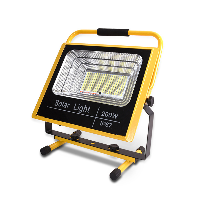 Portable 25W 40W 60w 100W 200W Rechargeable Flashlight Worklight LED Flood Light