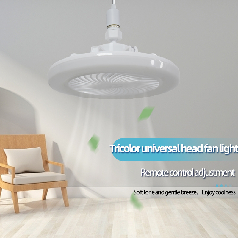 High Brightness Universal Head Fan Light 3000-10000K Household Smart Control Ceiling Fan With Light