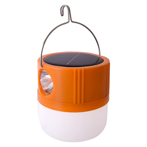 Multifunction Emergency 60W led camping lantern with flashlight portable outdoor solar powered camping light