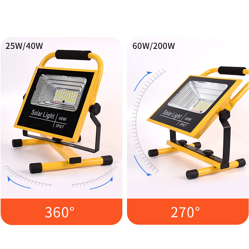 Chinese factory portable flood light rechargeable floodlight with factory prices