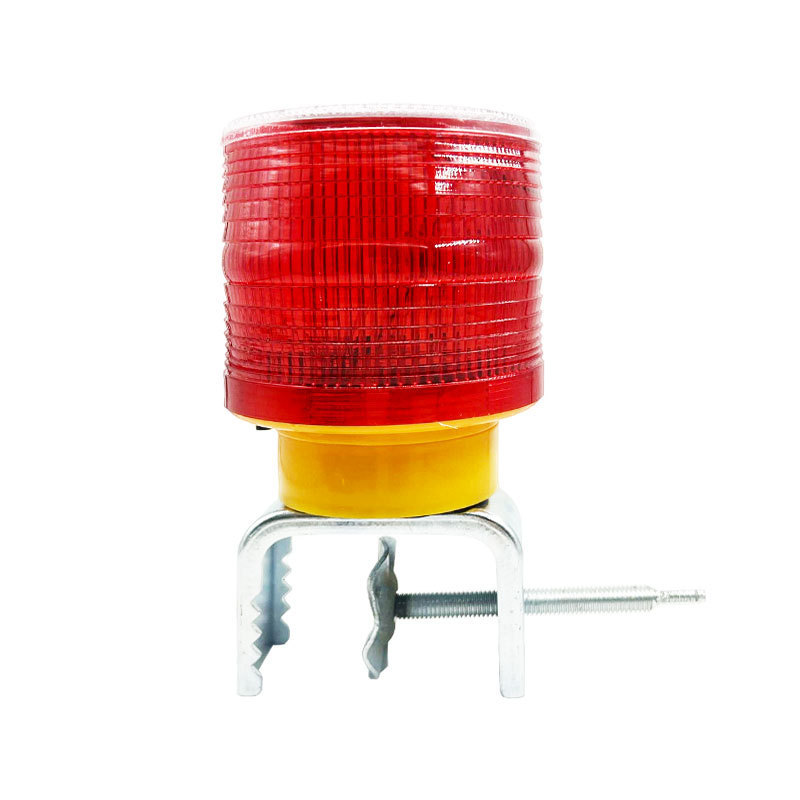 Solar Led Beacon Light, Blinking Amber LED Strobe Warning light