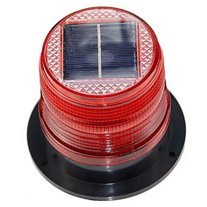 Strong Magnetic Sucker Strobe Beacon Car Solar Warning Light