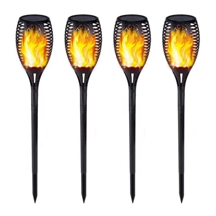 Solar Torch Lights,Flickering Flame Solar Torches Dancing Flames Waterproof Landscape Decoration Lighting Dusk to Dawn Outdoor S