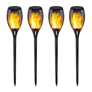 Solar Torch Lights,Flickering Flame Solar Torches Dancing Flames Waterproof Landscape Decoration Lighting Dusk to Dawn Outdoor S