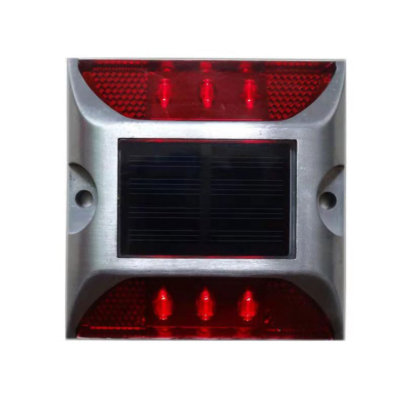 Traffic solar powered highway road marker reflect light cast aluminum flashing led solar cat eye road stud