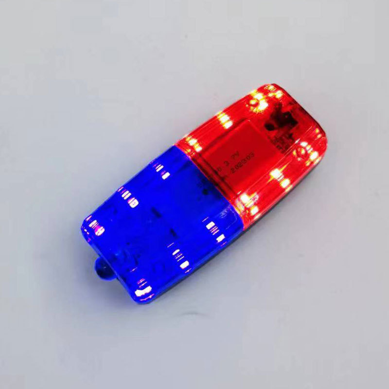 On-duty Security Patrol LED Multi-function Warning Lights Shoulder Lamp Red Blue Strobe Riding Flash Light