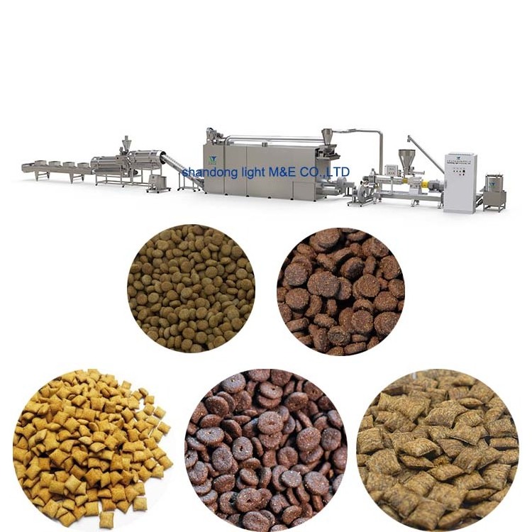 Dog Cat Extruded Product Machine Packaging Pet Wet Pet Food Production Line