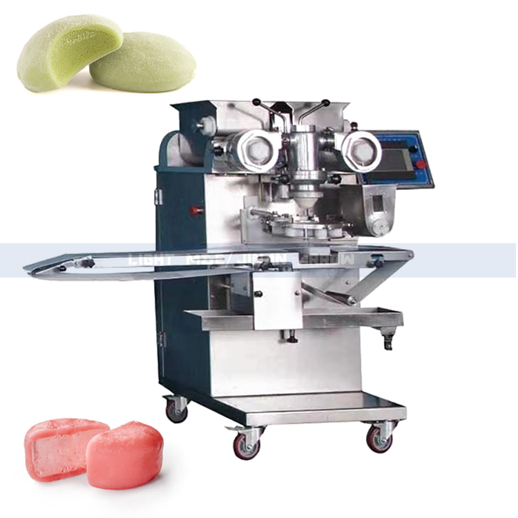 Red Bean Mochi Taro Mochi Glutinous Rice Ball Making Machine Ice Cream Mochi Encrusting Machine