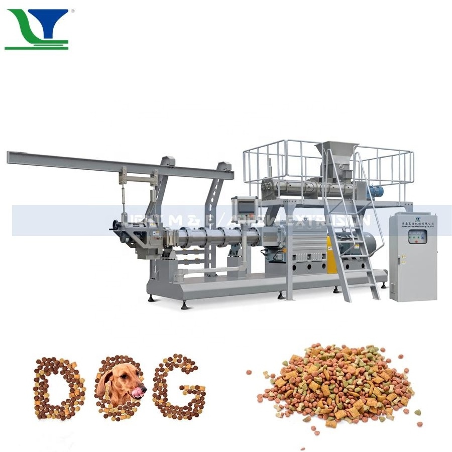 Big Capacity Pet Food Production Machine Pet Feed Extruder