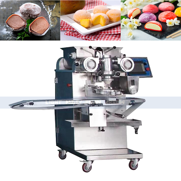 Red Bean Mochi Taro Mochi Glutinous Rice Ball Making Machine Ice Cream Mochi Encrusting Machine