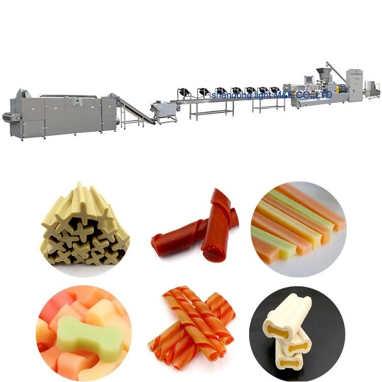 Dog Cat Extruded Product Machine Packaging Pet Wet Pet Food Production Line