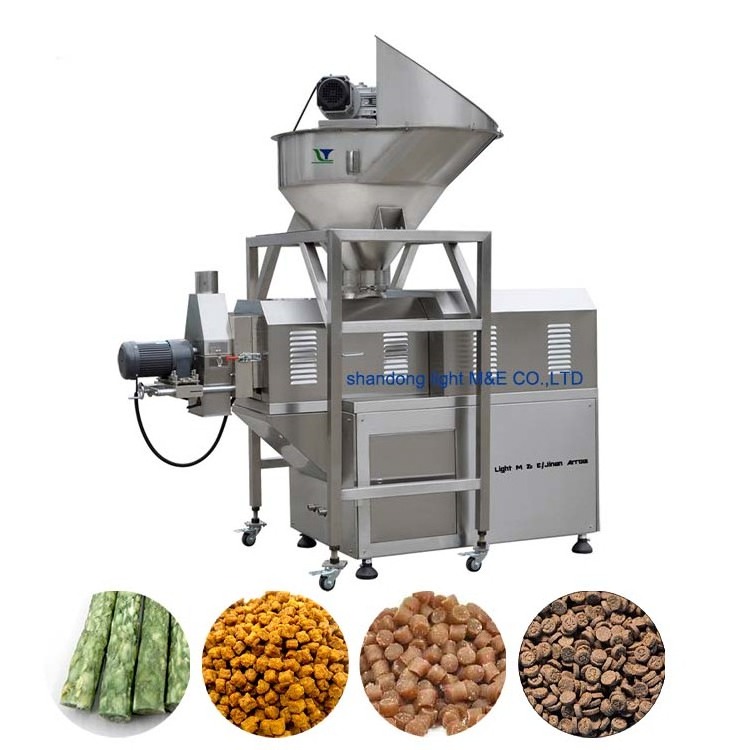 Dog Cat Extruded Product Machine Packaging Pet Wet Pet Food Production Line