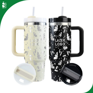 Custom Tumbler Wholesale Bulk 40 oz Water Tumbler Cup Customized Travel Coffee Mug 40oz Tumbler With Handle For Lazer Engraving