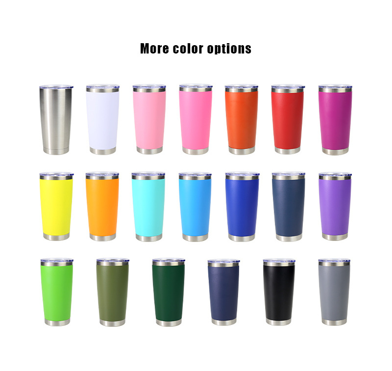 Wholesale Bulk Custom Tumbler Logo Double Wall Vaccum Insulated Tumbler 20oz Travel Mug Coffee Cup 30oz Stainless Steel Tumbler