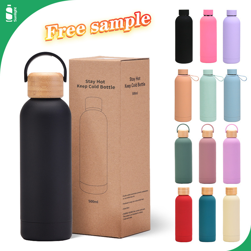 Large Capacity 1000ml 750ml Double Wall Stainless Steel Bottle Water Vacuum Insulated Sports Water Bottles With Custom Logo