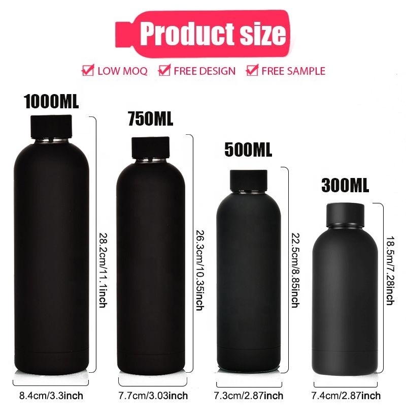 BPA Free 1000ml 750ml Stainless Steel Thermo Flask Vacuum Insulated Drink Bottle Botellas Termo De Agua Gym Water Thermo Bottle