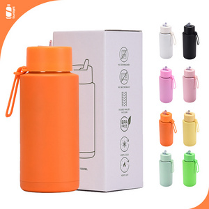 2023 New Product Eco-friendly Frank green water bottle insulated sports dink bottle stainless steel water bottles with straw