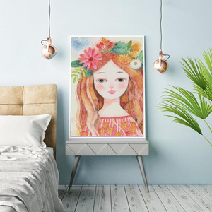 New diy lady Diamond Embroidery painting art