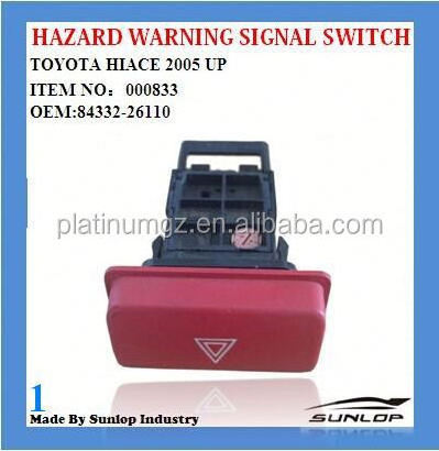 hiace hazard warning signal switch 84332-26110