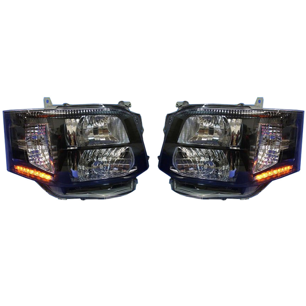 SUNLOP Hiace LED headlight #4019 black style with LED lights fit for hiace 2010-2013 commuter van accessories hiace 200 quantum