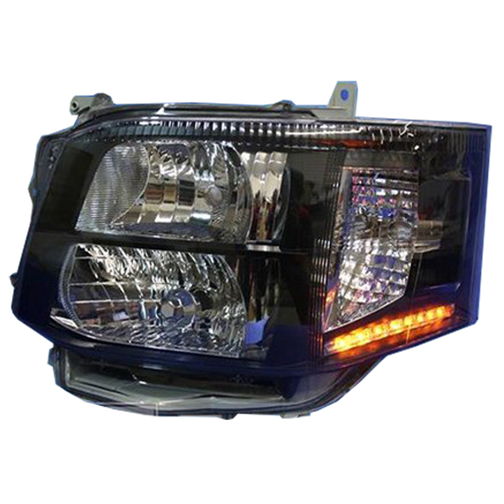 SUNLOP Hiace LED headlight #4019 black style with LED lights fit for hiace 2010-2013 commuter van accessories hiace 200 quantum