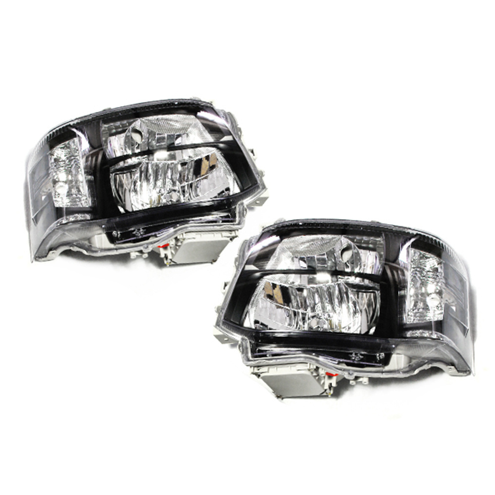 SUNLOP Hiace LED headlight #4019 black style with LED lights fit for hiace 2010-2013 commuter van accessories hiace 200 quantum