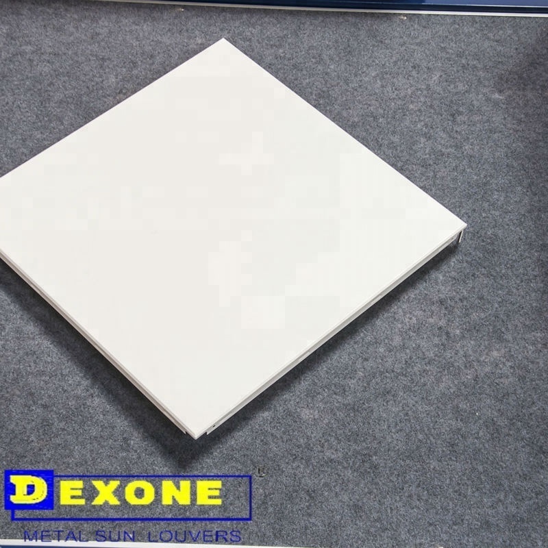 Acoustic ceiling tiles powder coated Clip in suspended metal ceiling aluminium ceiling tiles 60*60