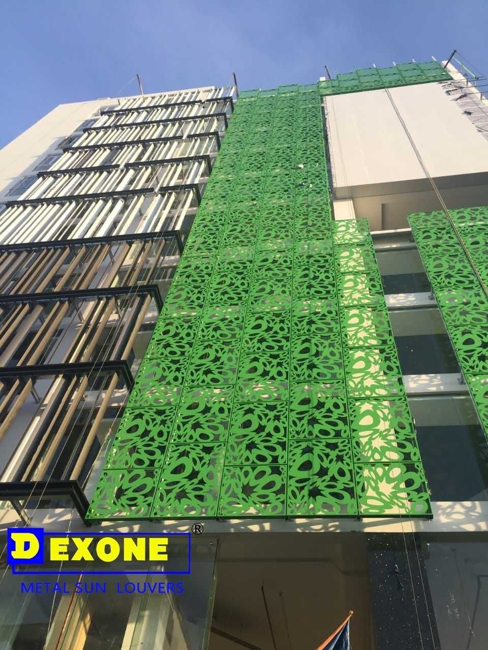 Artistic perforated Metal Acoustic panels Wall Cladding with arts design as Curtain Wall