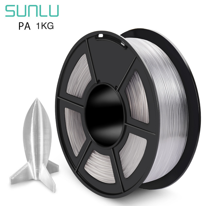 SUNLU pa filament nylon 3d filament 1.75mm.Can print models have special requirements of environment 3d filaments