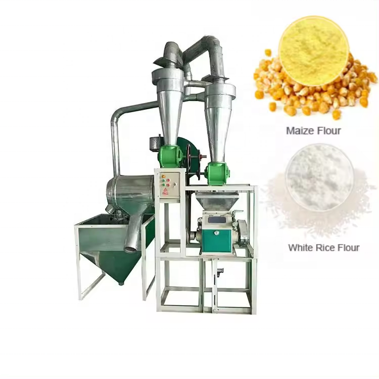 Commercial Electric Flower Corn Maize Grain Wheat Flour Making Milling Machine of Small Flour Mill Grinder Machinery