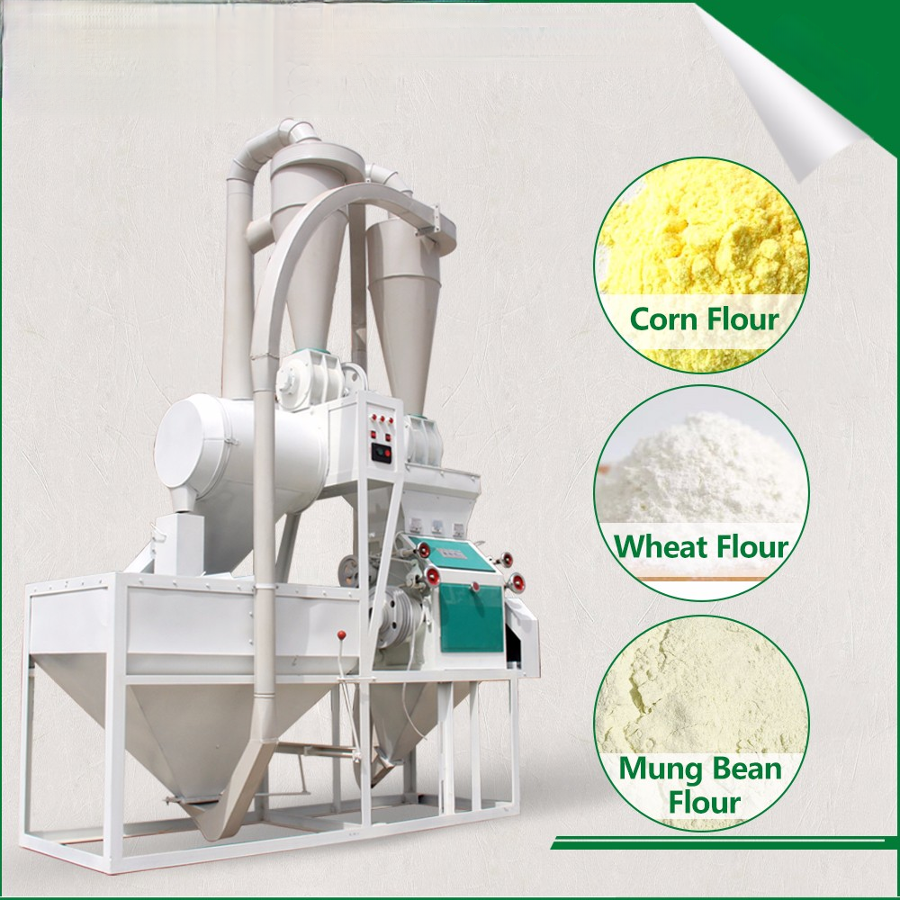 Industry Small Scale Automatic Roller Flour Corn Wheat Flour Mill Maize Milling Machine