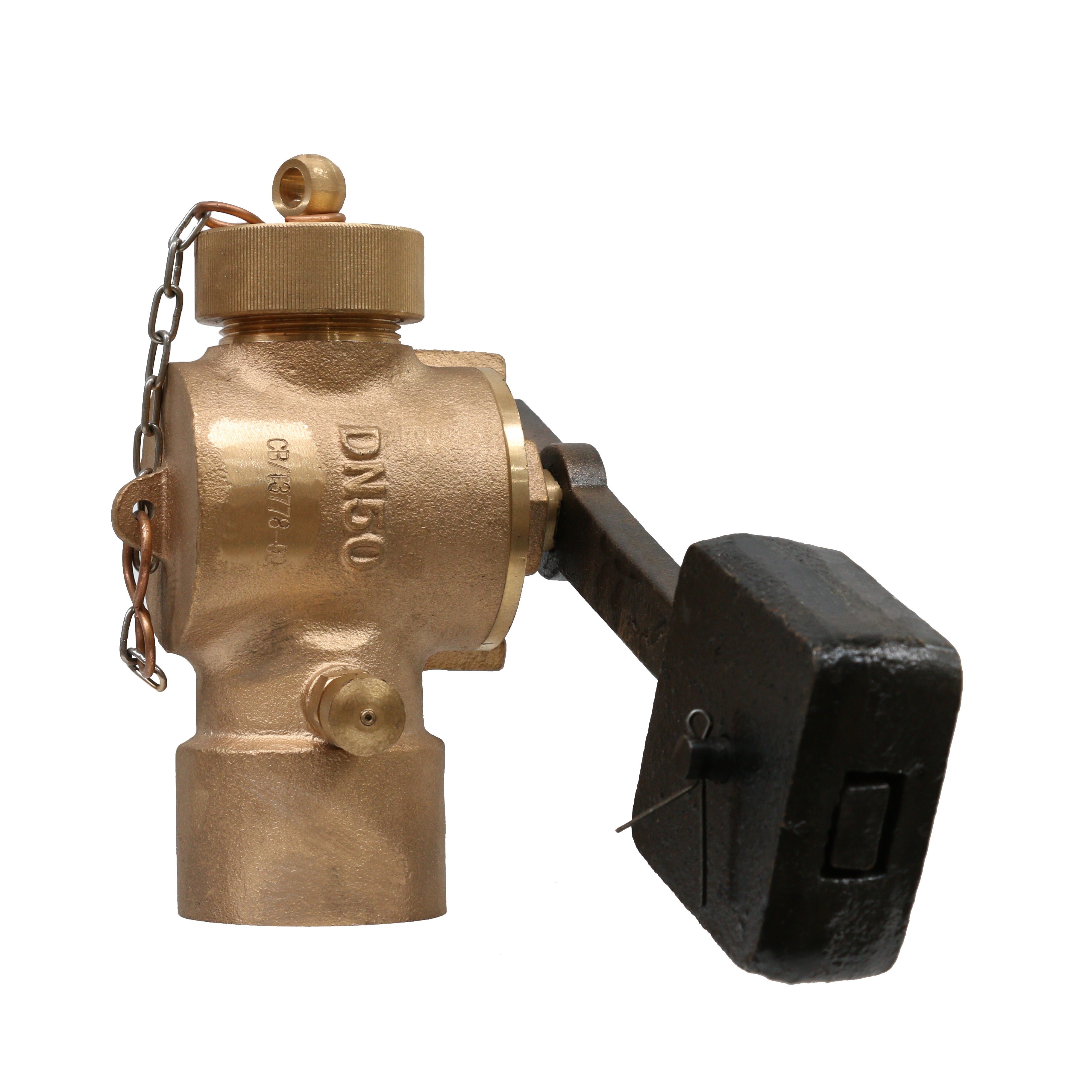 Metal sealed depth measuring self closing valve