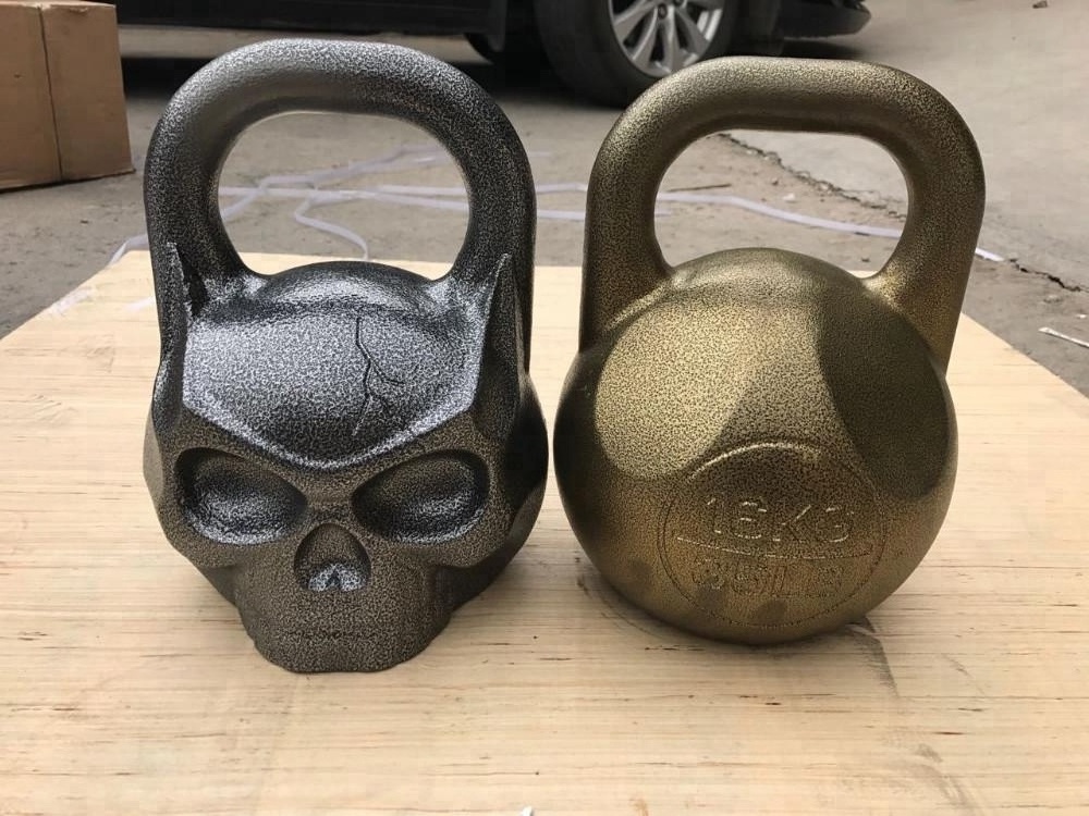 Wholesale 32kg Kettlebell Cast Iron Skull Competition Kettlebell