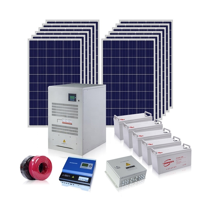 off grid solar panels solar energy system 200000w / 20kW whole house solar power system for home