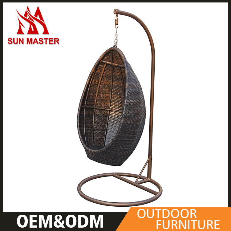 Outdoor Leisure Furniture Antique Garden Rattan Swing