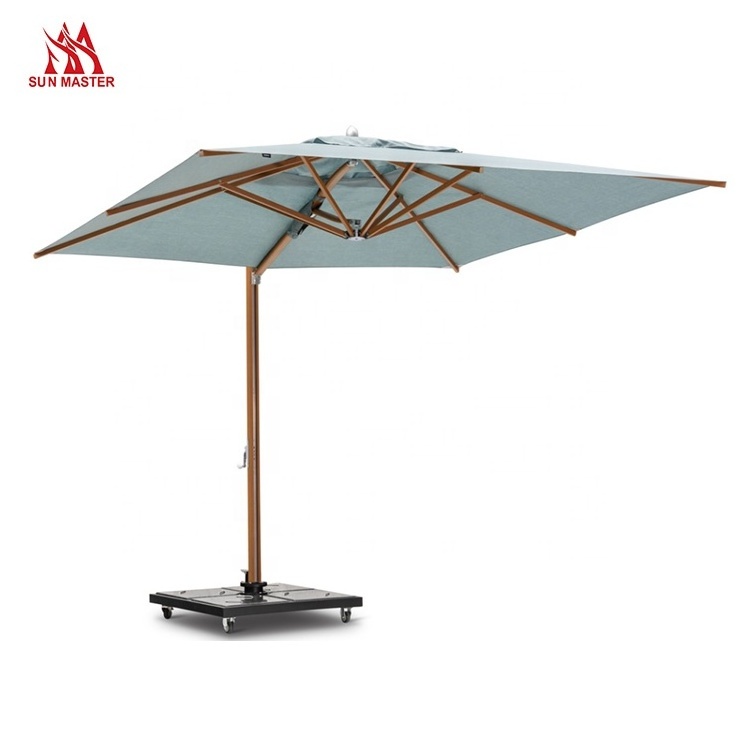 Patio Outside Furniture Garden Parasol Umbrella Sea Beach UV Big Size  Aluminum Sun Shade Hotel Restaurant Pool Outdoor Umbrella