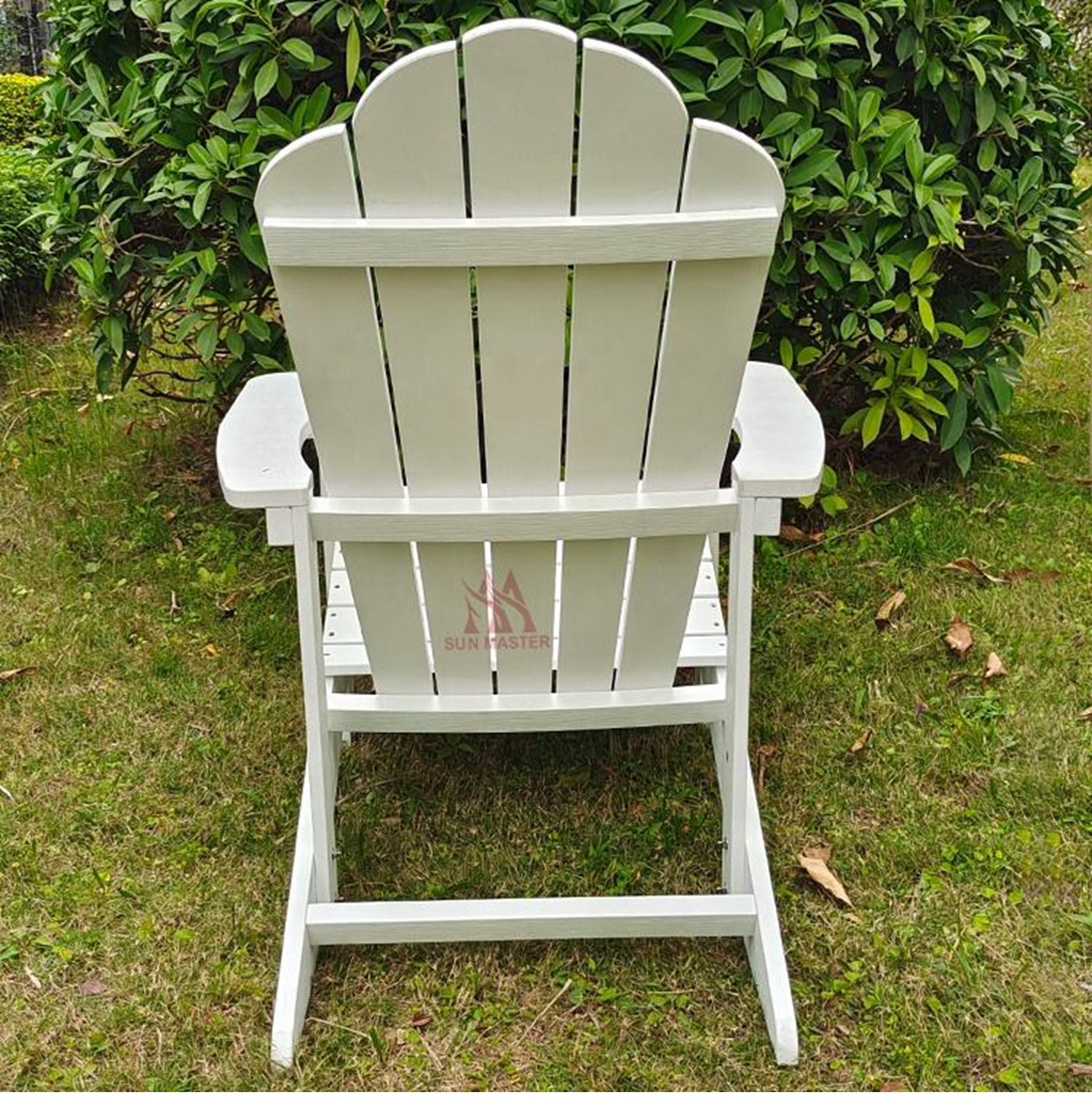 Plastic Folding Adirondack Chair KD Peacock Assembly Armchair With Ergonomic Design For Outdoor Patio Garden Leisure Space