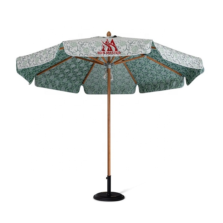 Patio Outside Furniture Garden Parasol Umbrella Sea Beach UV Big Size  Aluminum Sun Shade Hotel Restaurant Pool Outdoor Umbrella