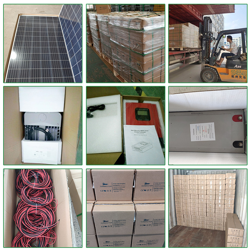 Easy Installation 1000Watt 3 KW 5KW 10KW 20KW Portable Generator Kit  Off Grid  Hybrid Solar Panel Power Energy System For Home