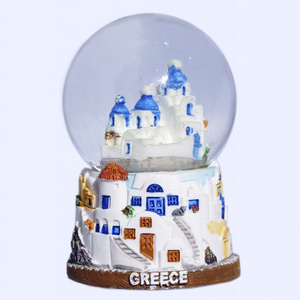 High Quality Custom dancing couple snow resin snow globes souvenirs gift gift sets