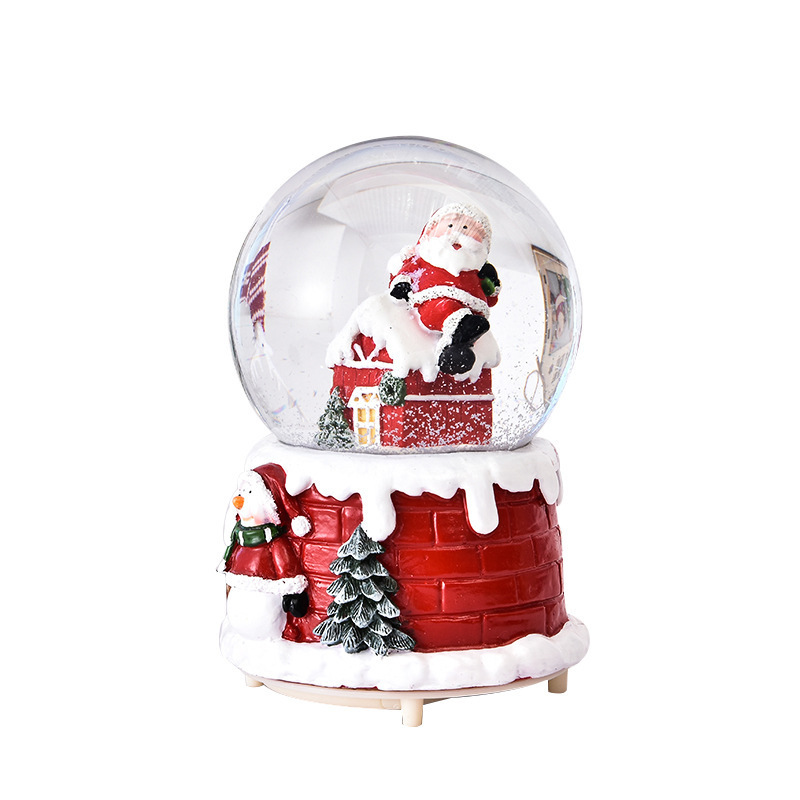 Manufacturers New Design Christmas Snow Globe Christmas Snowball souvenir For Christmas Decoration