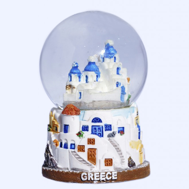 High Quality Custom dancing couple snow resin snow globes souvenirs gift gift sets