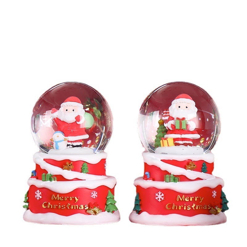 Manufacturers New Design Christmas Snow Globe Christmas Snowball souvenir For Christmas Decoration